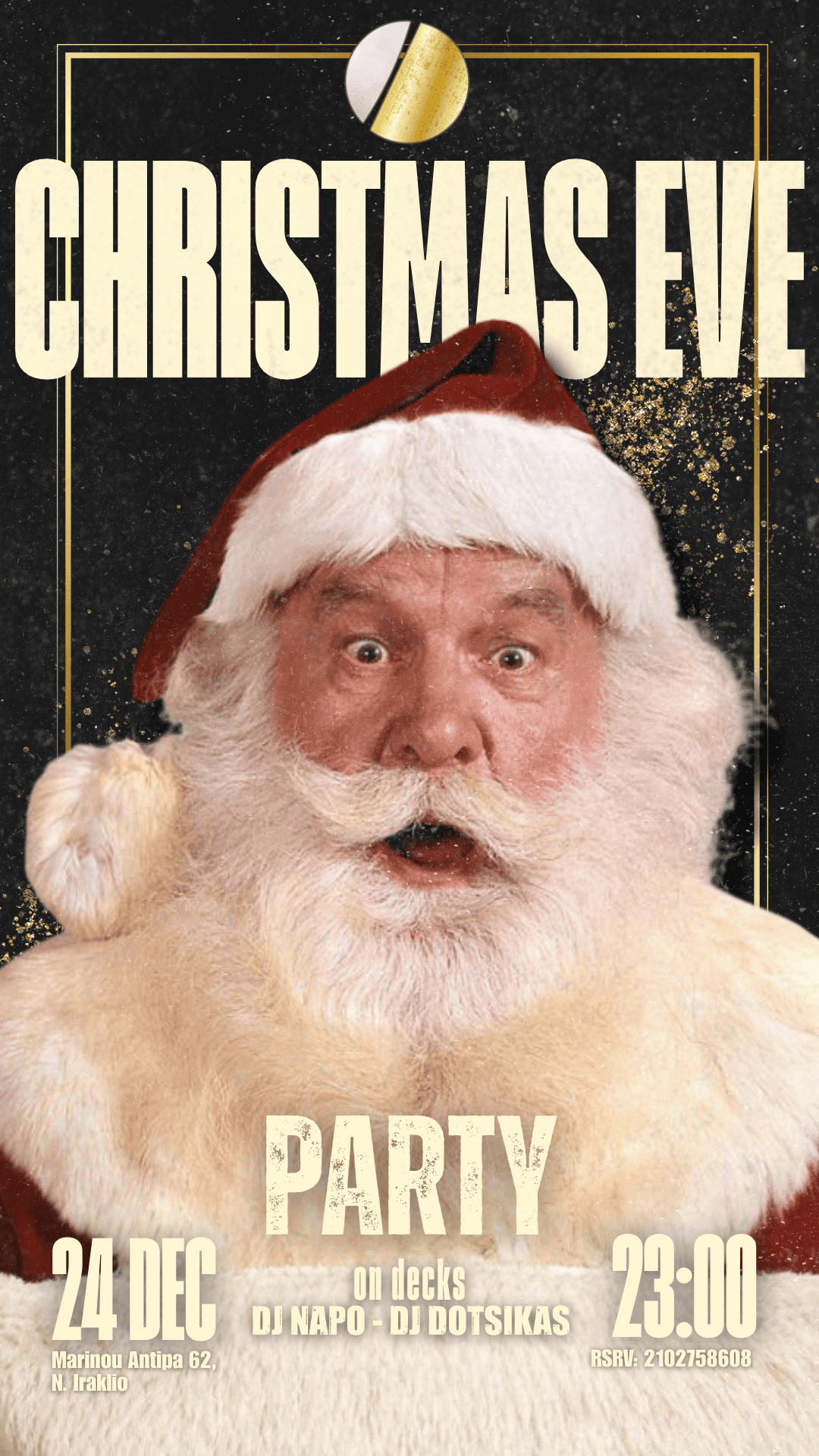 Deep Club Παραμονή Χριστουγέννων - Christmas Eve Party - Νέο Ηράκλειο Κλαμπ Αθήνα