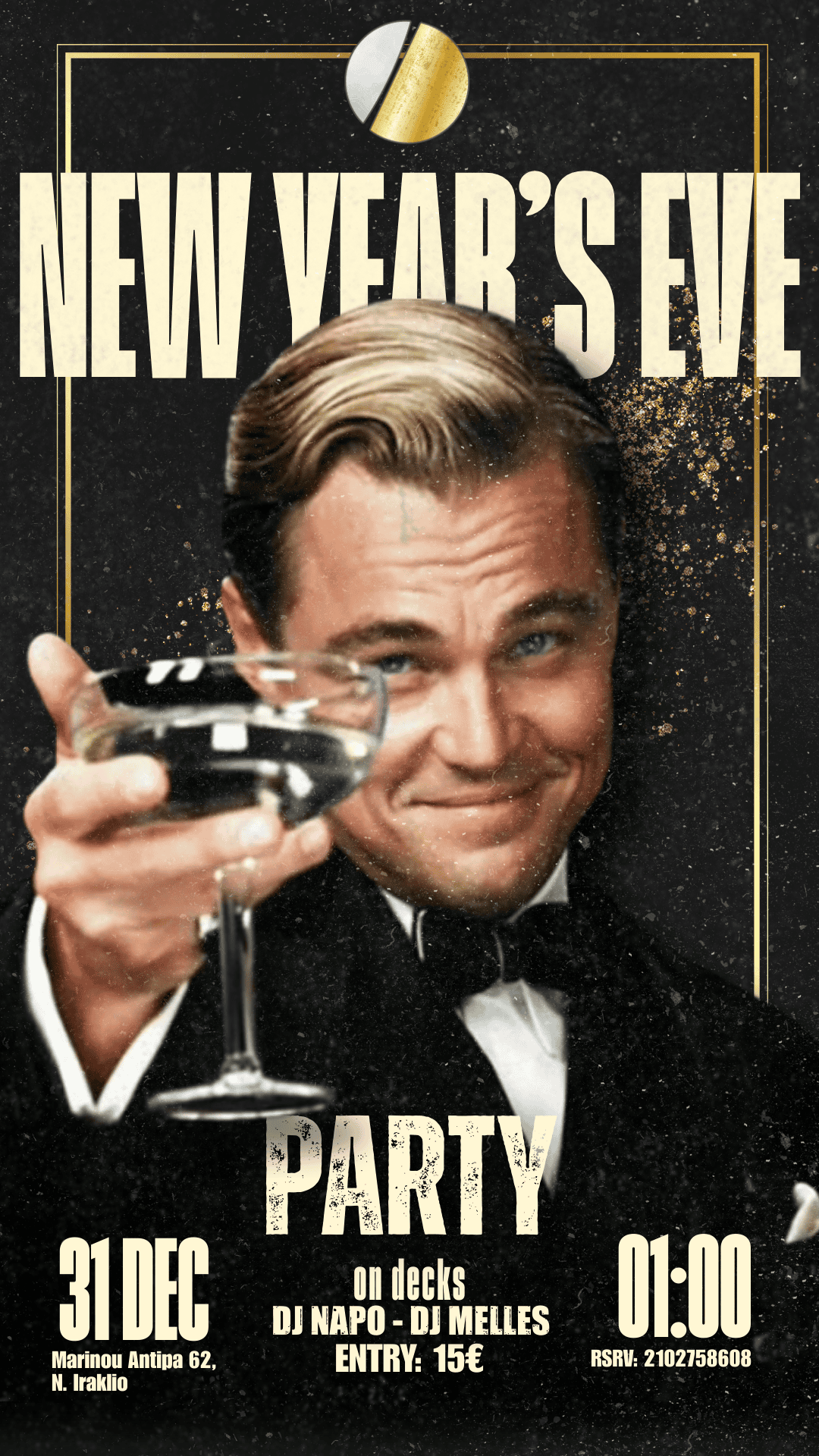 Deep Club Παραμονή Πρωτοχρονιάς - New Year's Eve Party - Νέο Ηράκλειο Κλαμπ Αθήνα