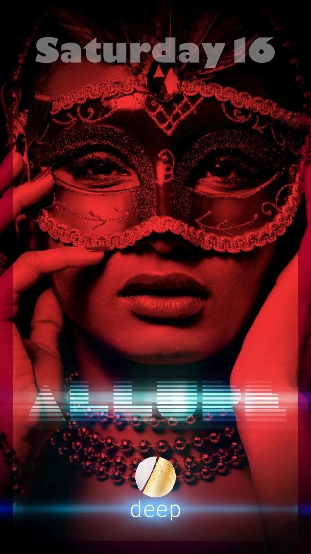 SAT 16 MARCH | 
ΛLLURE 🎭 Masque Party! 🎭 
Don't miss this epic warm up for our grande Masque Party! 🎉 
Carnival Nights at Deep Club are 🔥
📞 6976723131, 6987466021
📍Marinou Antipa 62-66, Ν. Iraklio
#DeepClub #bestsevennights #athensbynight #ΛLLURE #masqueparty